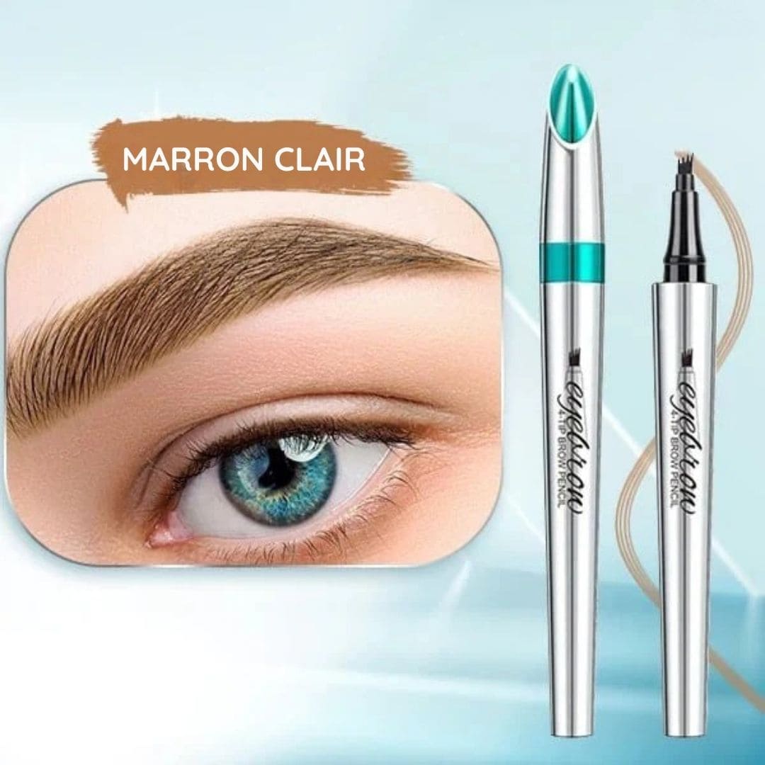 Crayon de tatouage 3D waterproof à 4 pointes pour microblading