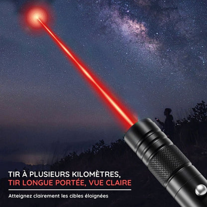 Pointeur laser longue portée ultra puissant en alliage d’aluminium