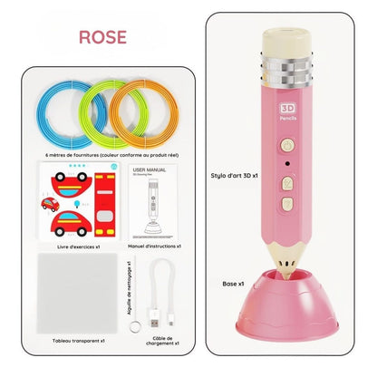 Stylo d'art 3D intelligent pour enfants