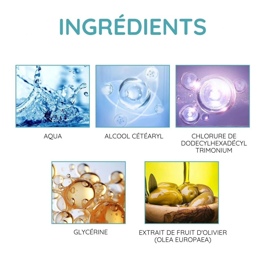 Crème lissante pour cheveux à la soie et à la kératine