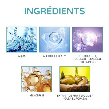 Crème lissante pour cheveux à la soie et à la kératine