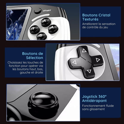 Console de jeux rétro portable X9 (+5.000 jeux inclus)