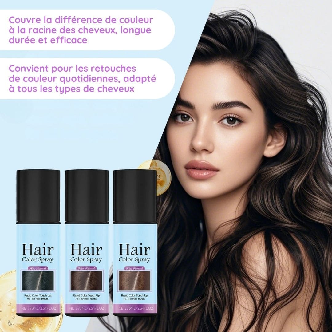 Spray Retouche Couleur de Cheveux – Camouflage des Racines Instantané
