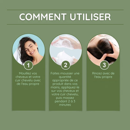 Shampooing au Romarin & Kératine Hydrolysée – Cheveux Épais, Forts & Brillants