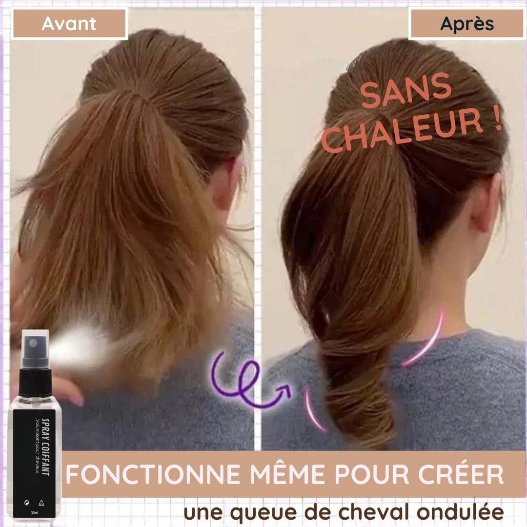 Spray coiffant volumisant pour cheveux