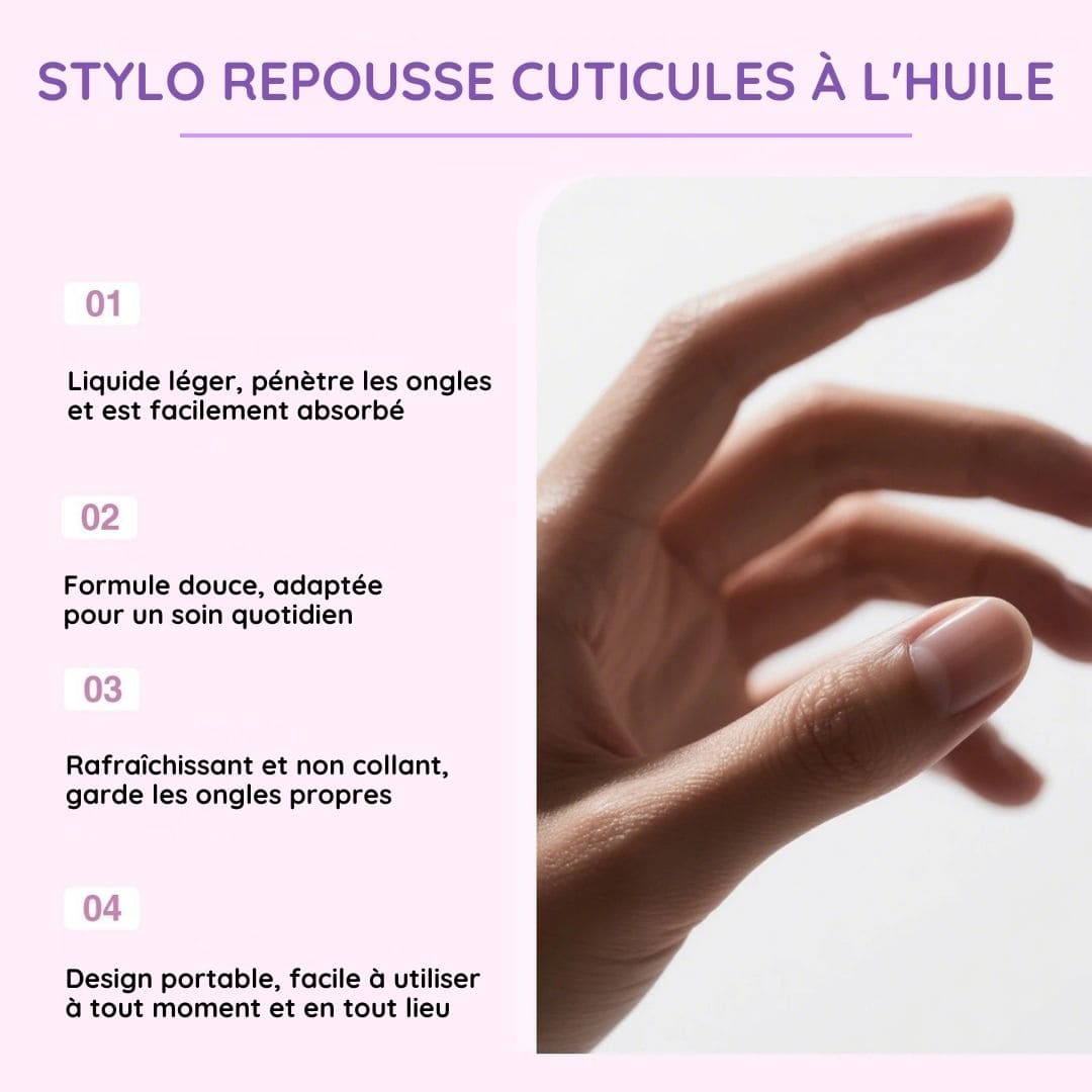 Stylo repousse cuticules à l’huile de lavande