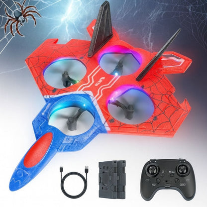 Avion de chasse télécommandé avec lumière LED