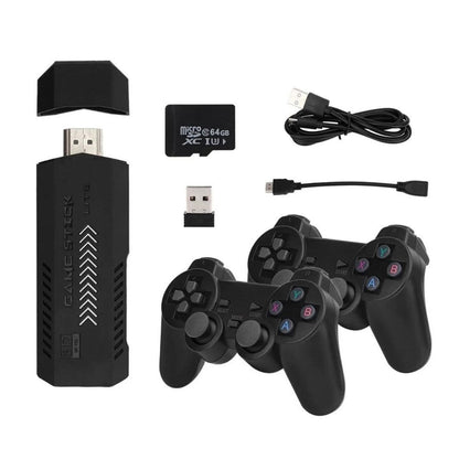 X2 Plus Game Stick 128 Go - 20.000 jeux 4K HD avec deux manettes sans fil 2.4G pour N64/PSP/PS1/GBA