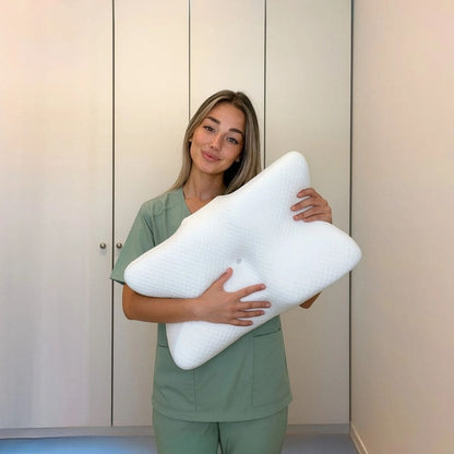 Oreiller de soutien ergonomique à mémoire de forme