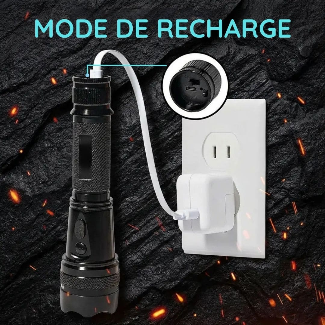 Lampe de poche de défense - Décharge électrique haute intensité