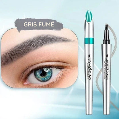 Crayon de tatouage 3D waterproof à 4 pointes pour microblading