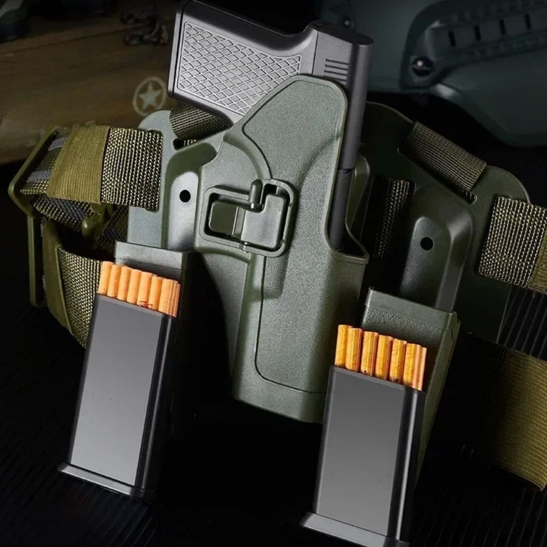 Briquet Pistolet avec Étui à Cigarettes