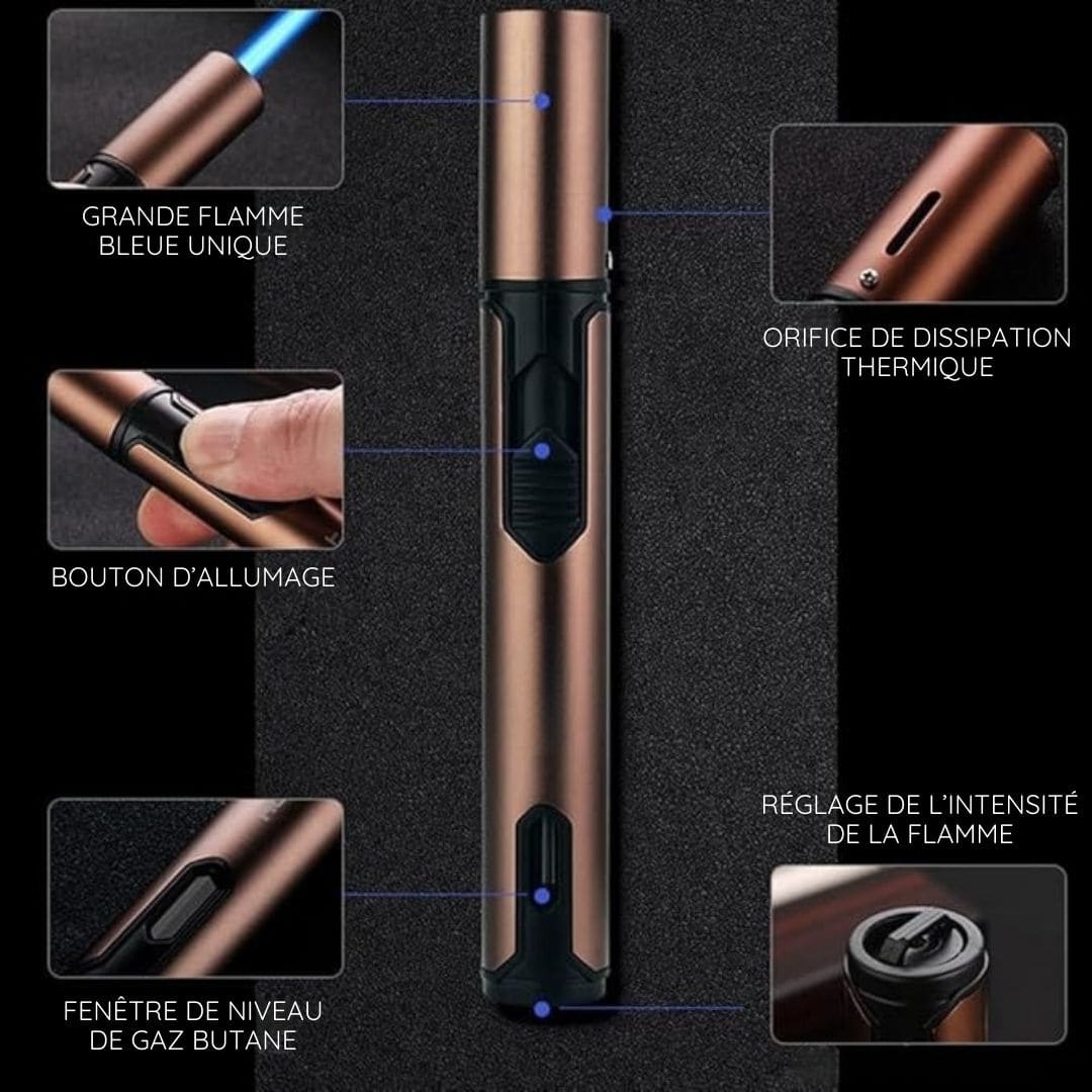 Briquet électronique rechargeable à flamme plasma