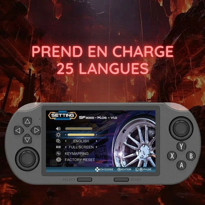 Console de jeux portable rétro HD SF3000 (+20.000 jeux)