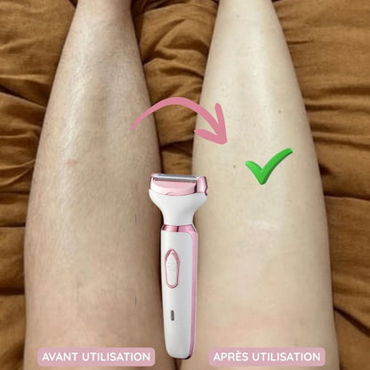 Rasoir Tondeuse 4-en-1 pour Femme