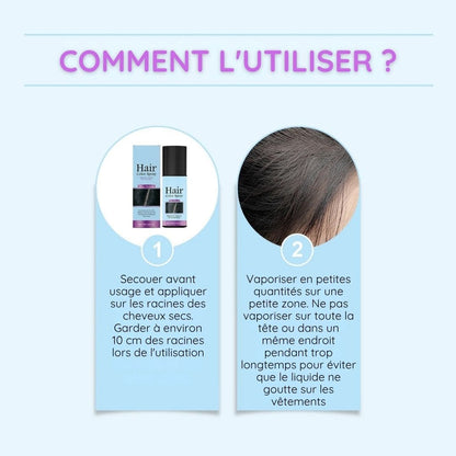 Spray Retouche Couleur de Cheveux – Camouflage des Racines Instantané