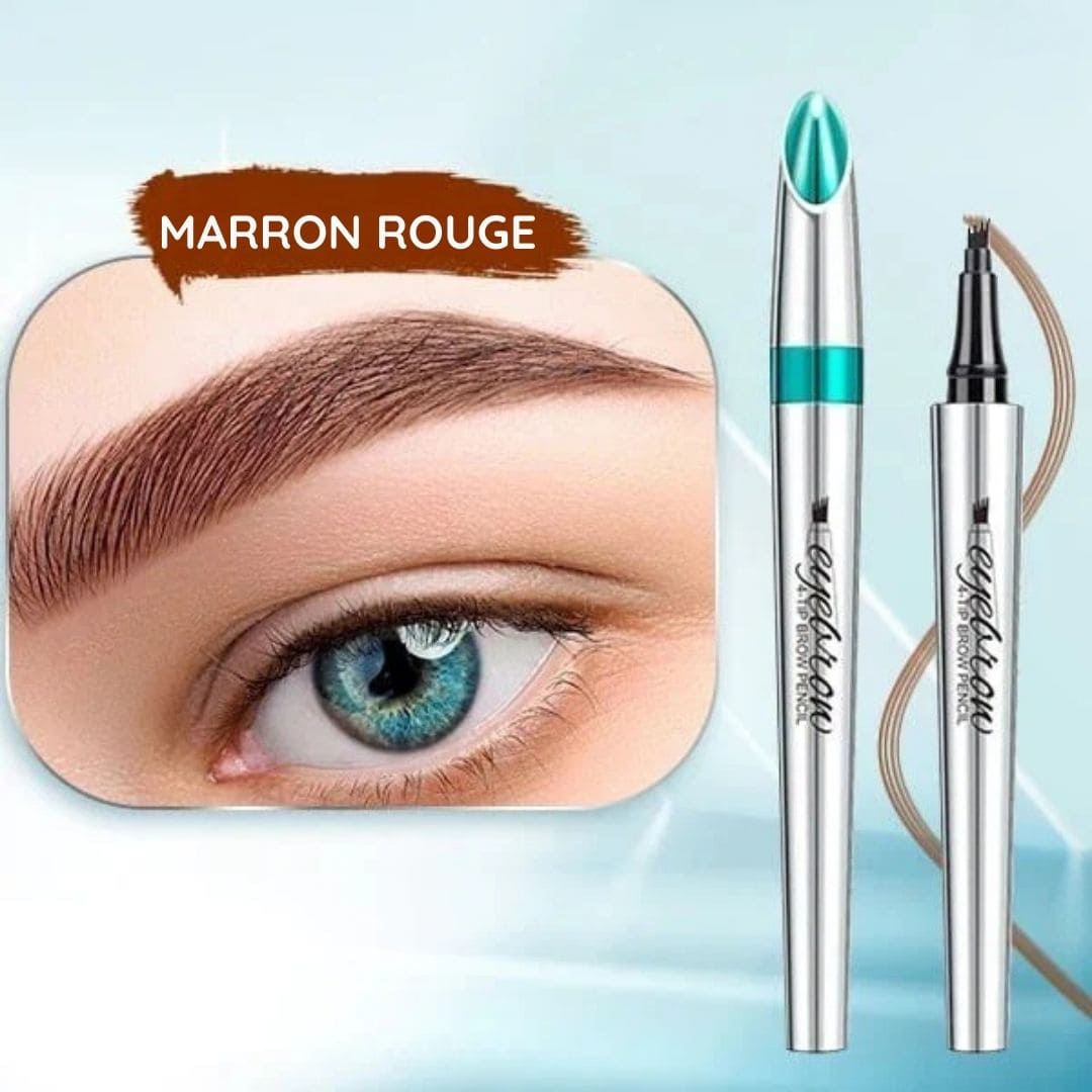 Crayon de tatouage 3D waterproof à 4 pointes pour microblading