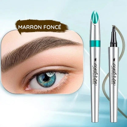 Crayon de tatouage 3D waterproof à 4 pointes pour microblading