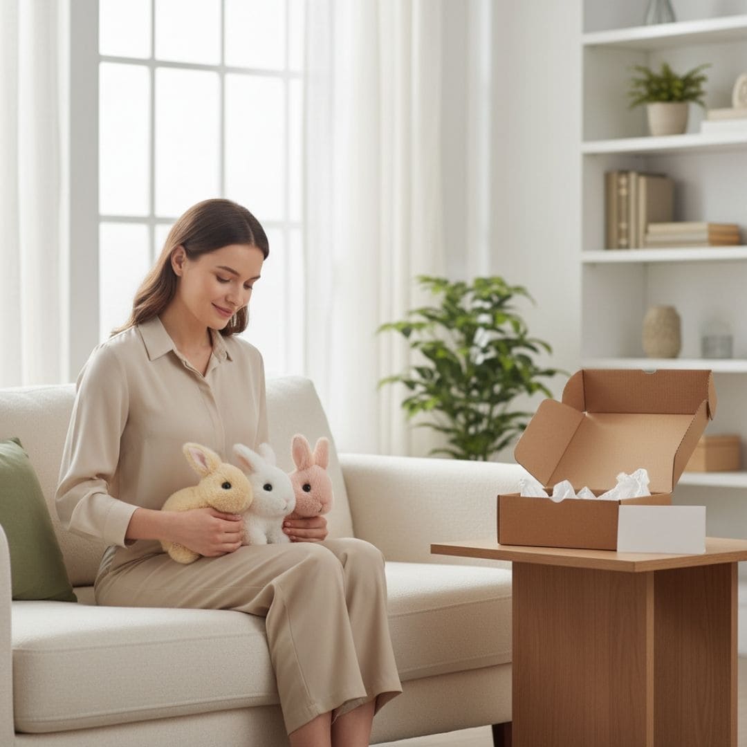 Jouet Lapin Réaliste