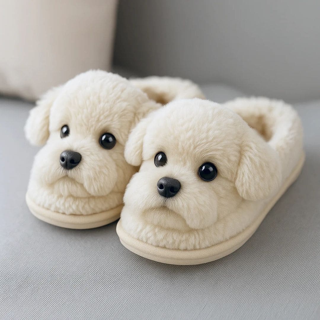 Chaussons Chien Ultra Doux – Confort & Chaleur à la Maison