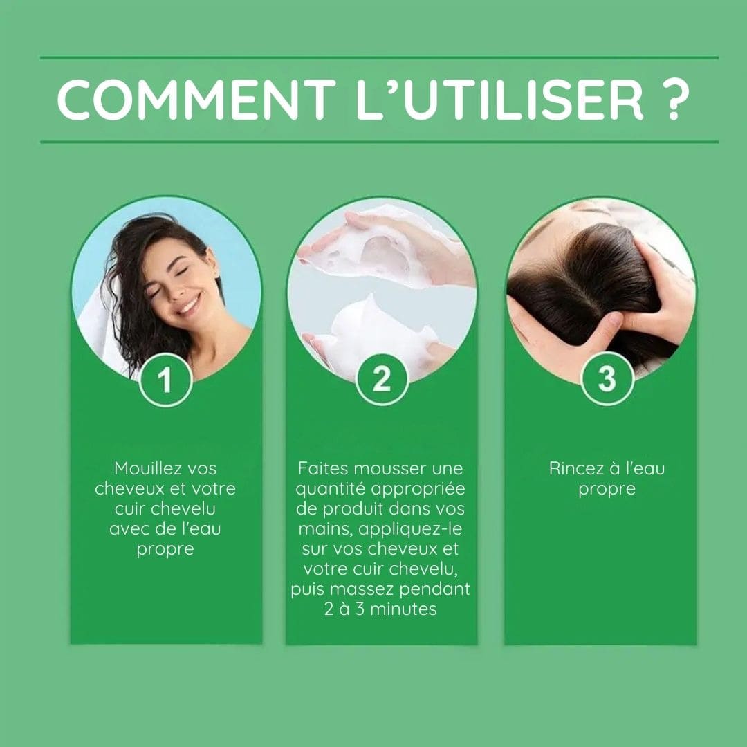 Shampooing au romarin et à la kératine hydrolysée