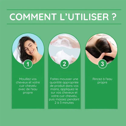 Shampooing au romarin et à la kératine hydrolysée