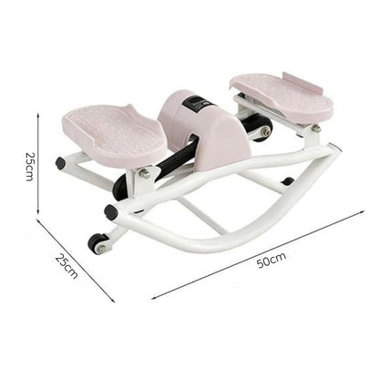 Stepper fitness avec poignées élastiques