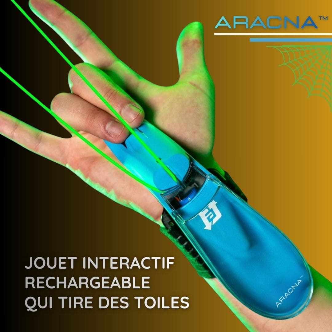 Aracna™ - Jouet interactif rechargeable qui tire des toiles