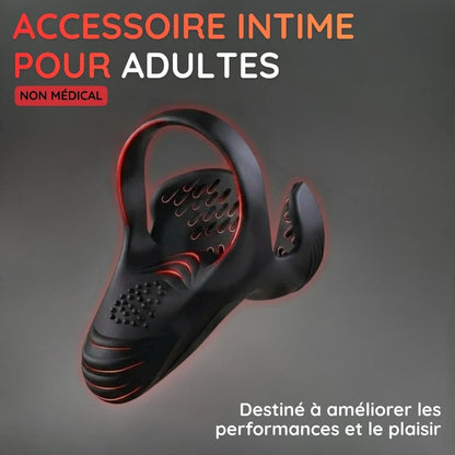 Anneau vibrant électrique de stimulation masculine
