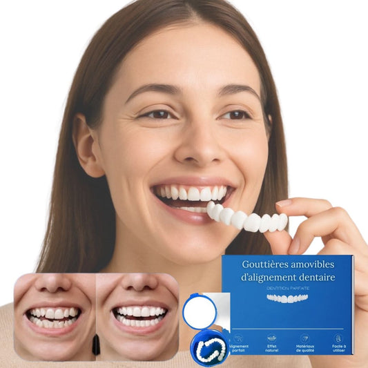 Gouttières amovibles d’alignement dentaire - Dentition parfaite