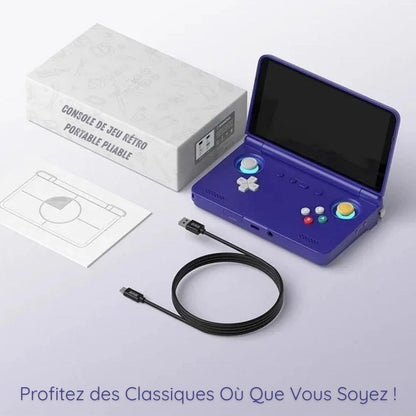 Console de jeu rétro portable pliable