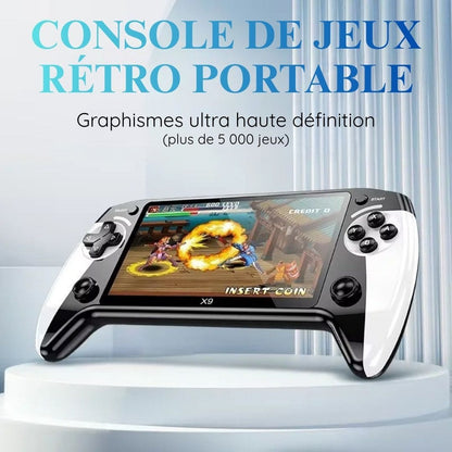 Console de jeux rétro portable X9 (+5.000 jeux inclus)
