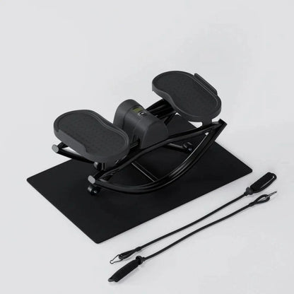 Stepper fitness avec poignées élastiques