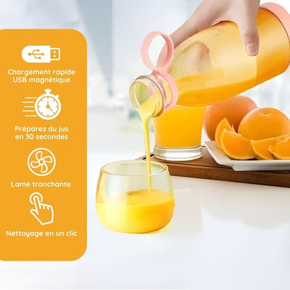 Blender portable rechargeable pour jus et smoothies