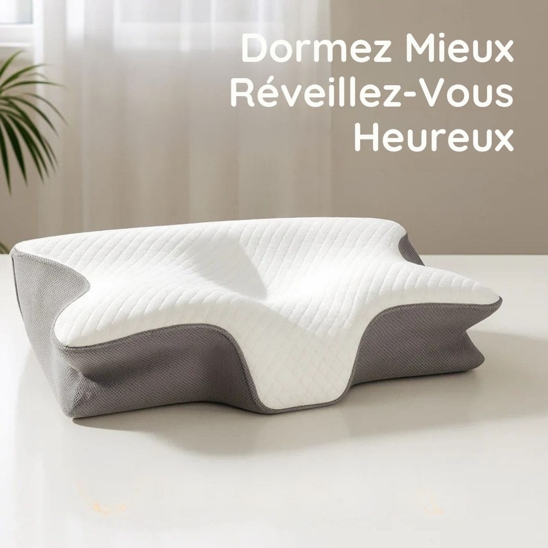 Oreiller de soutien ergonomique à mémoire de forme