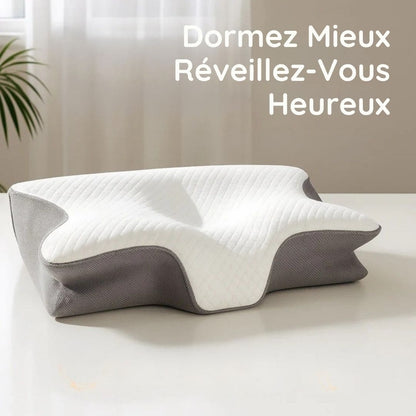 Oreiller de soutien ergonomique à mémoire de forme