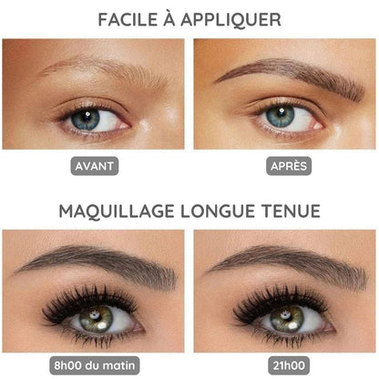 Crayon de tatouage 3D waterproof à 4 pointes pour microblading