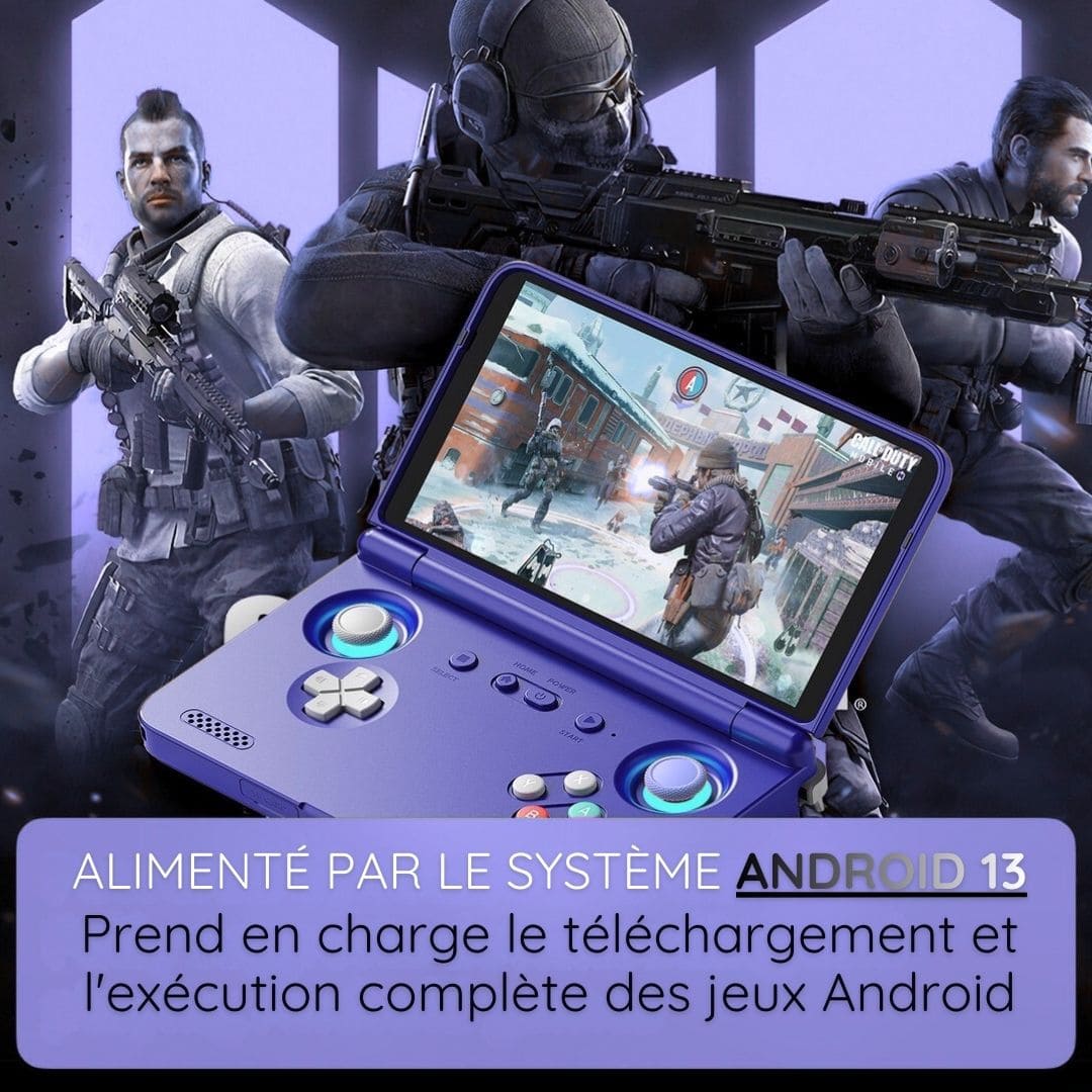 Console de jeu rétro portable pliable