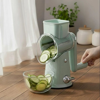 Râpe de cuisine rotative 5 en 1