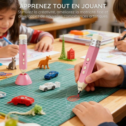 Stylo d'art 3D intelligent pour enfants