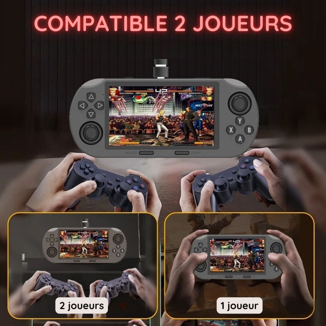 Console de jeux portable rétro HD SF3000 (+20.000 jeux)