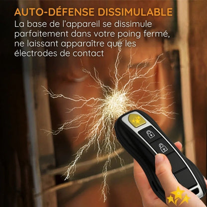 Clé de voiture d'auto-défense à décharge paralysante