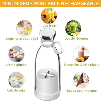 Blender portable rechargeable pour jus et smoothies
