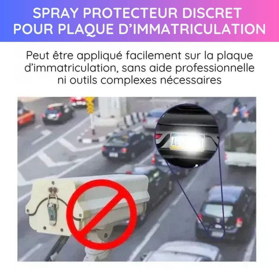 Spray réfléchissant Anti-flashs et Radars