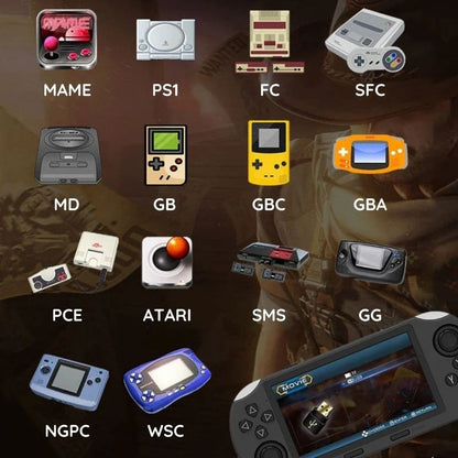 Console de jeux portable rétro HD SF3000 (+20.000 jeux)