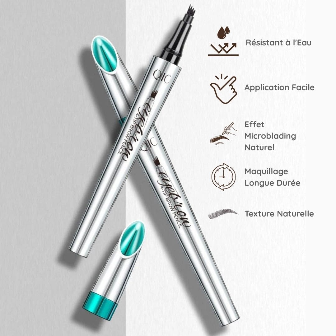 Crayon de tatouage 3D waterproof à 4 pointes pour microblading