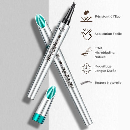 Crayon de tatouage 3D waterproof à 4 pointes pour microblading