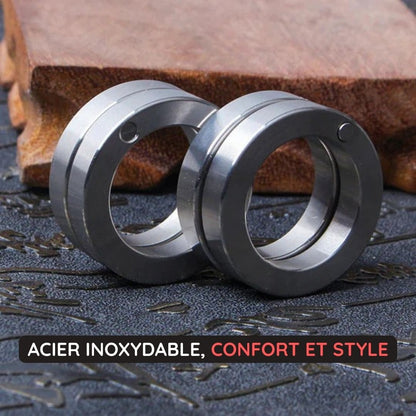 Anneaux articulés multi-doigts type poing américain