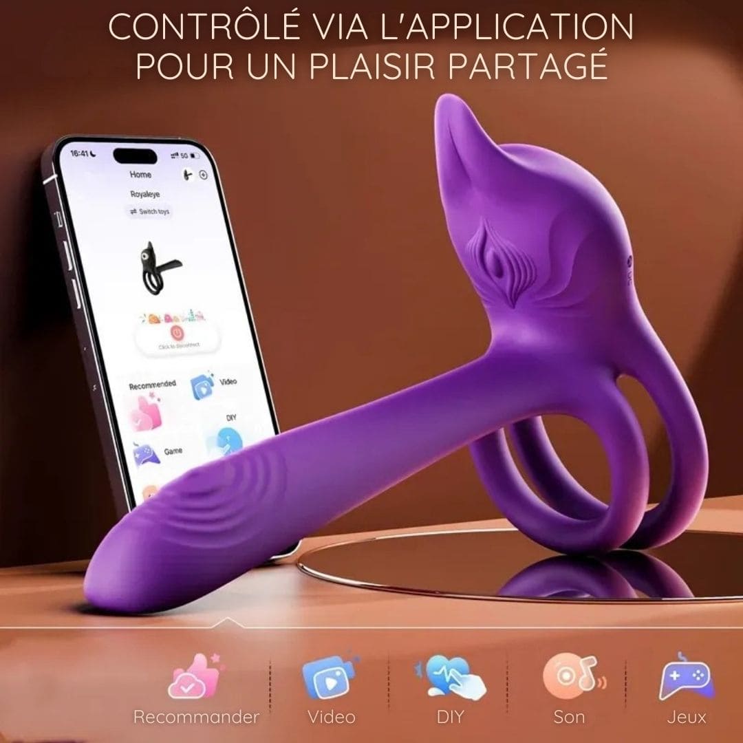 Sextoy vibrant en silicone