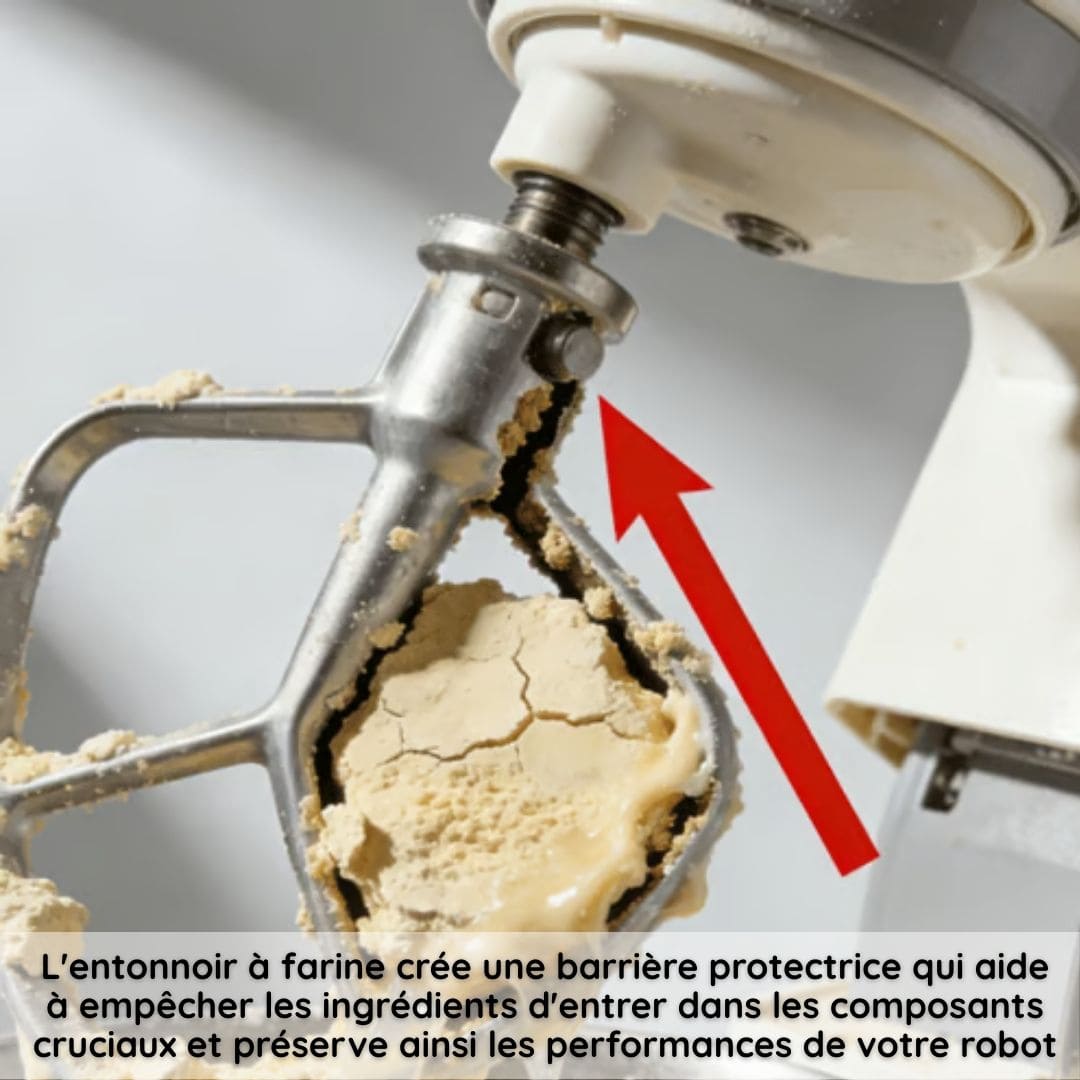 Entonnoir à farine pour robot pâtissier